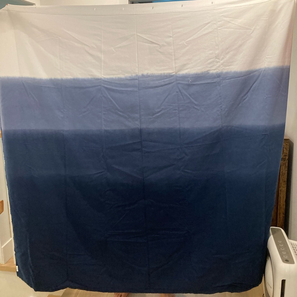 CB2 shower curtain